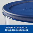 thumbnail image 5 of Anchor Hocking Glass Food Storage Container with Lid, 4 Cup Round, 5 of 7
