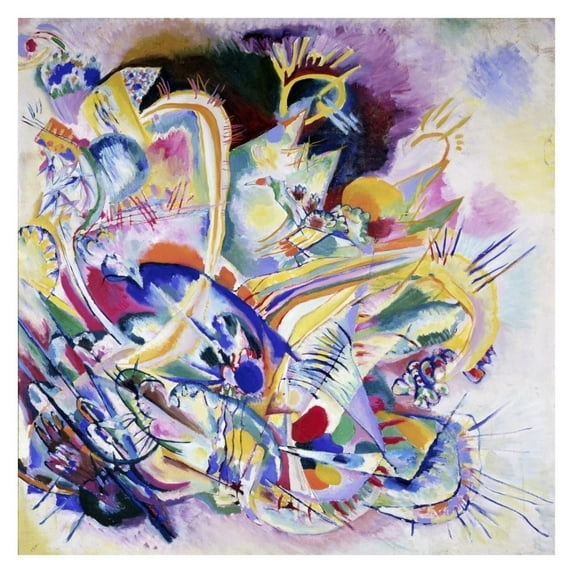 Global Gallery's 'Improvisation Painting' By Wassily Kandinsky Unframed Giclee on Paper Print