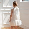 thumbnail image 2 of Flower Girls Dress Bridesmaid Wedding Gown Tulle Tutu Babydoll Dance Dress, Size for 2-3T, 2 of 6