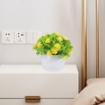 thumbnail image 3 of Chicmine No-fuss Artificial Plant Realistic Durable Artificial Potted Plant for Home Office Decor Low Maintenance No Watering Required, 3 of 8