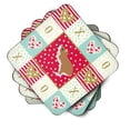 thumbnail image 2 of White Legged Hamster Love Foam Coaster Set of 4 Red, 2 of 4