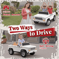thumbnail image 2 of East doll 24V Power Ride on Car, Licensed 1973 Ford F-150 Ride on Truck, 24 Volt Ride on Toy for Kids Aged 3-8 with 400W Powerful Wheels for Boys Girls, 24V Ride Ons with Remote, White, 2 of 6