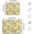 thumbnail image 3 of SKYSONIC Dish Drying Mat for Kitchen Counter Giraffe Monstera Eco Friendly Drying Mat - Easy to Clean Heat Resistant Dish Mat - 16x18, 3 of 6