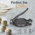 thumbnail image 4 of Alpine Cuisine Cast Iron Gordita Press 5 Inch, Durable Gordita Maker Suitable For Flour, Chapattis, Roti & Corn Press, Comfortable & Lightweight, Easy To Clean & Use, 4 of 7