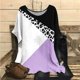 thumbnail image 1 of Fiudx Tops para Mujer Camiseta Estampada a La Moda para Mujer, Blusa de Manga Corta, Tops Informales con Cuello Redondo, 1 of 3