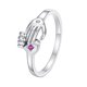 thumbnail image 2 of Anillos para mujer, regalos para mujer, joyería de moda con diamantes que se abren para pareja, 1 pieza de anillo de joyería, 2 of 5