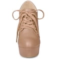 thumbnail image 2 of Botines de tacón alto con plataforma Allegra K Desnudo 36, 2 of 6