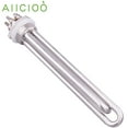 thumbnail image 3 of Calentador Tubular 12v 24v 36v 48v 1 "rosca BSP agua de inmersión DN25 DC 300w 600w 1200w 1500w elemento calefactor eléctrico Solar, 3 of 5