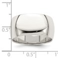 thumbnail image 2 of 925 Sterling Silver 10mm Demi-Rond Taille 6 Bague de Mariage Classique, 2 of 6