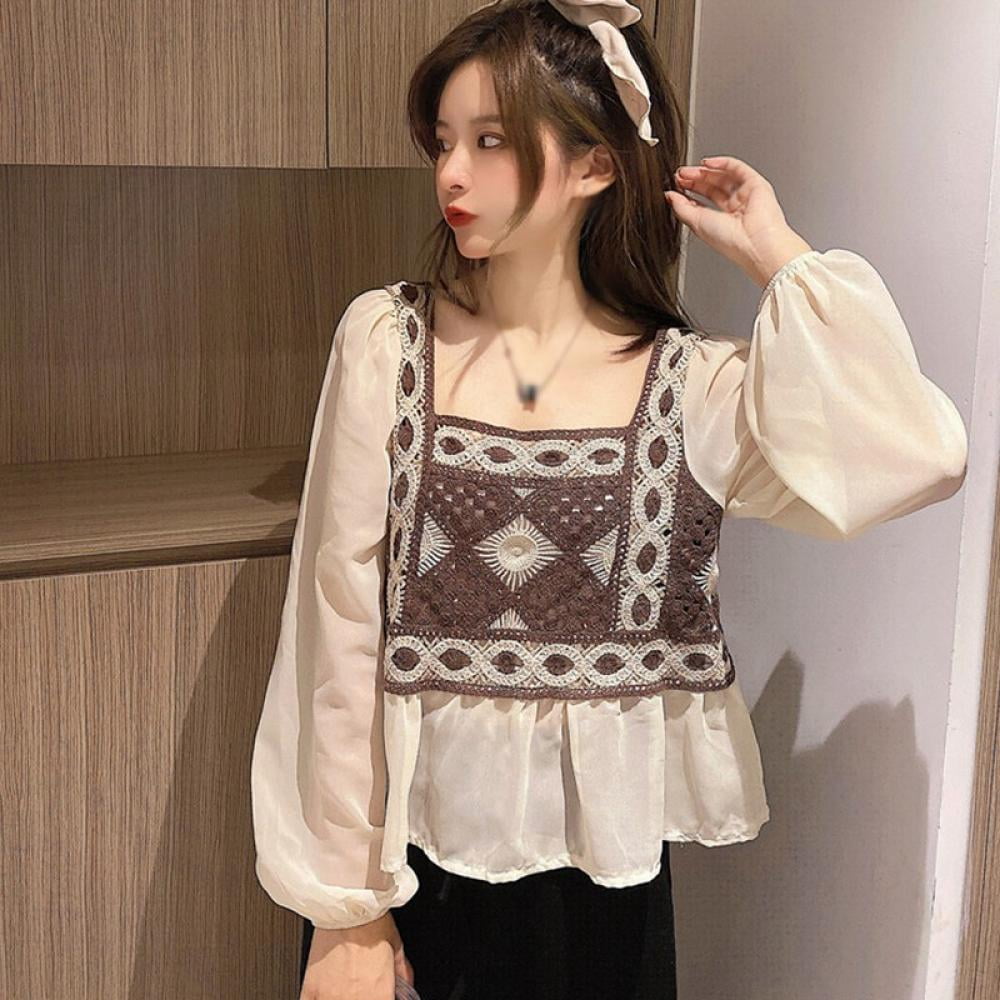 Autumn Korean Fashion Long-sleeved Chiffon Shirt for Nigeria Ubuy