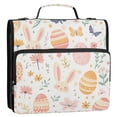 thumbnail image 5 of FORMRS Zipper Binder with Shoulder Strap 2-inch Ring 500 Sheet Capacity File Bag, Pink Easter Eggs, 5 of 5