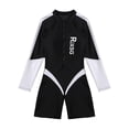 thumbnail image 5 of vastwit Womens One Piece Bathing Suit Stretchy Shorty Wetsuit Swimsuit Athletic Surf Swimwear Black XL, 5 of 7