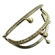 thumbnail image 3 of Monedero Marco Moneda Bronce Tono 4.1 pulgadas / 10.5cm de metal Broche para bricolaje Manija Bolsa Artesanía Sastre, 3 of 9