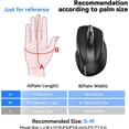 thumbnail image 4 of TECKNET Wireless Mouse for Laptop,Ergonomic Wireless Mouse 6 Buttons,Wireless Mouse (BT5.0/3.0 & 2.4G) Rechargeable 4800 DPI Silent Wide Compatibility for Chromebook,Desktop,PC,Mac, 4 of 10