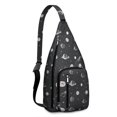 thumbnail image 1 of Cosmos Travel Sling Backpack - Outer Space Inspired Design with Cosmic Patterns, Anti-Theft Shoulder Bag for Students & Adventurers, 1 of 4