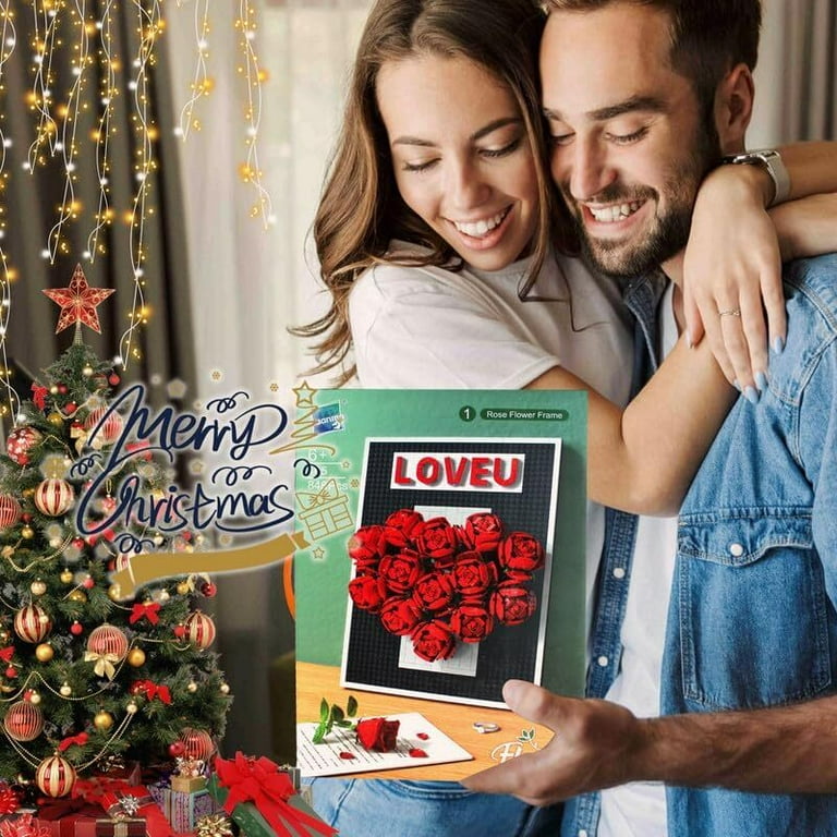 Syrinx Kids 6+ Roses Flower Frame Building Set - 848PCS 9 Rose of