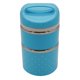thumbnail image 2 of Térmica de material acero Inoxidable Apilable De 1/2/3 Capas (. Generación) Recipiente Bento Con Aislamiento De 3 Niveles / Recipientes Para 2 Tier Blue BLESIY Recipiente de almuerzo aislado, 2 of 5