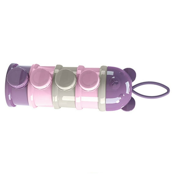 Contenedor dispensador de leche en polvo, dispensador de fórmula para bebés de 4 capas Dispensador de fórmula para bebés Dispensador de fórmula para bebés Estándares líderes en la industria
