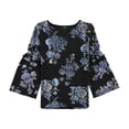 thumbnail image 1 of Alfani Blusa de punto floral para mujer tealgrdnbrocd PS Alfani Knit, 1 of 1