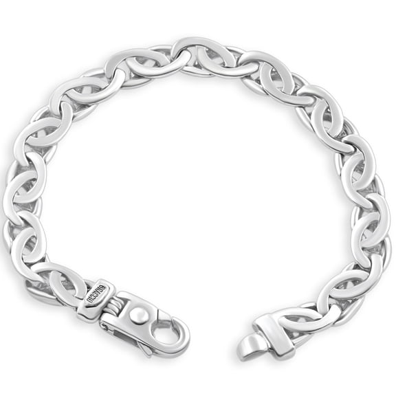 Pompeii Men's 14k Gold (47gram) or Platinum (73gram) 9mm Link Bracelet 8.5" (,)