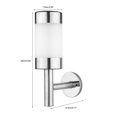 thumbnail image 5 of 2Pcs Stainless Steel LED Solar Power Wall Mount Light Outdoor Garden Yard Sensor Lamp, 5 of 5