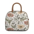 thumbnail image 2 of Flower Lunch Bag for Women Men Reusable Insulated Lunch Bags, Leakproof Cooler Food Lunch Tote Bag, Large Capacity Lunch Box for Work School Travel Picnic, 2 of 7