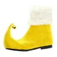 thumbnail image 3 of yuksok Christmas Elf Shoes with Bells - Halloween Cosplay Accessories for Dressing Up 43, 3 of 9