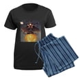 thumbnail image 5 of CafePress - Trick Or Treat Women's Dark Pajamas - Women's Short Sleeve Print T-Shirt and Pants Dark Cotton Pajama Set, 5 of 7
