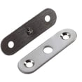 thumbnail image 3 of Bisagras de puerta de 6 piezas, accesorio de banda de acero inoxidable, bisagra de pivote de puerta giratoria de 360 grados, 57mm x 16mm (plata) brillar Electrónica, 3 of 4
