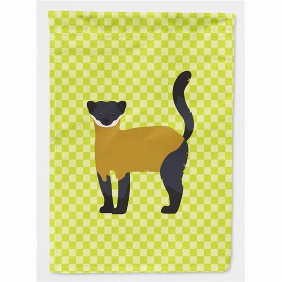 Carolines Treasures BB7700GF Yellow-Throated Marten Green Flag Garden Size