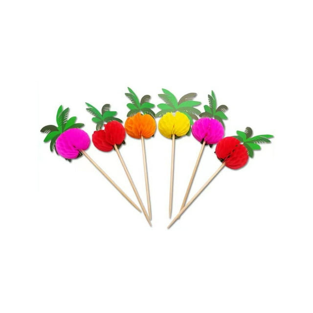 Toystoory Paquete de 100 tenedores de frutas Paraguas de cumpleaños de boda Postre Ensalada Comida Cubiertos Selecciones Café Restaurante Cocina Vajilla Kits de decoración para fiestas Tipo 2 Toystoory HA073757-02
