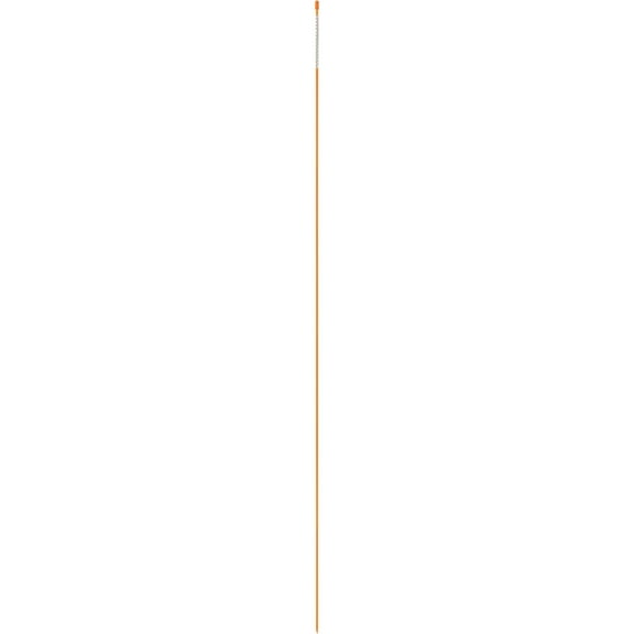 NuVue Trail and Hazard Marker - 46in.L, Bright Orange Fiberglass Shaft, White Reflective Top
