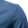 thumbnail image 3 of Lmnyox Half Zip Collared Golf Shirts for Men Solid Long Sleeve Thermal Tops Business Casual Work Shirts, 3 of 9