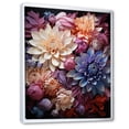 thumbnail image 2 of Designart "Enchanted Floral Visions Of Mums" Mums Floater Framed Canvas Prints, 2 of 5