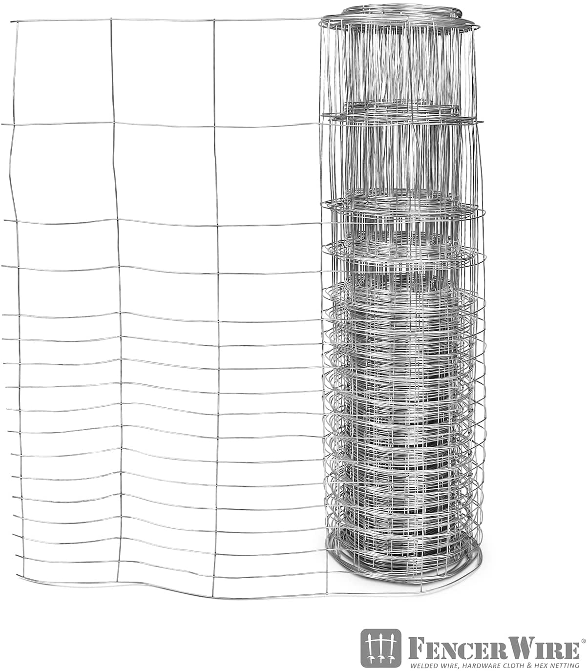 Fencer Wire 16 Gauge Galvanized Super Rabbit Guard Garden Fence, Welded