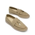 thumbnail image 6 of Women's Suede Loafers Slip-On Comfortable Business Casual Work Shoes with Arch Support, 6 of 6