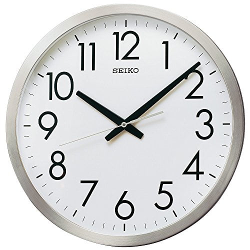Seiko Clock Wall Clock Analog Office Type Metal Frame KH409S SEIKO -  