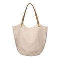 thumbnail image 1 of Sac Fourre-Tout en Coton avec Poignées en Vinyle - Naturel, 1 of 1