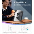 thumbnail image 4 of Fintie Vertical Stand Case for iPad 11th Generation 11-inch (A16, 2025) & iPad 10th Generation 10.9-inch (2022) – Magnetic Multi-Angle Case with Clear Back & Pencil Holder, Black, 4 of 8