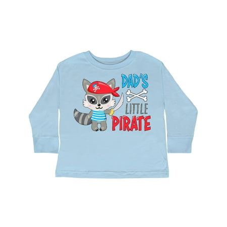 

Inktastic Dad s Little Pirate Cute Raccoon with Sword Gift Toddler Boy or Toddler Girl Long Sleeve T-Shirt