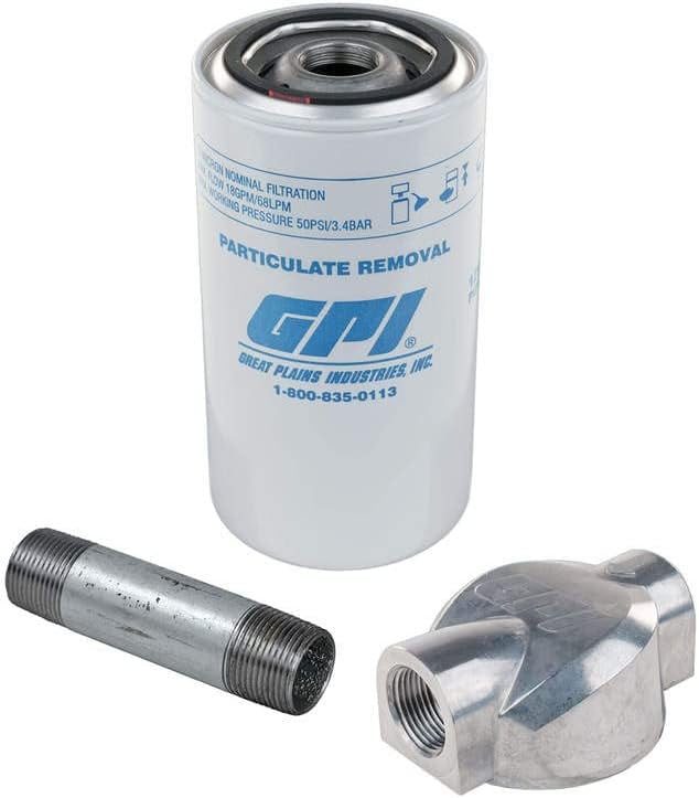 GPI 18 GPM, 10 Micron Particulate Filter Kit with 3/4inch NPT