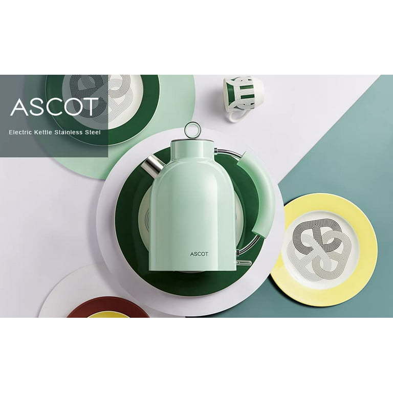 ASCOT Electric Kettle, Stainless Steel Electric Tea Kettle Gifts