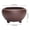 Purple Clay, variant on Zisha Garden Planter Flower Pots Small Succulent Pots with Drainage Hole Cute Cactus Pot,Black Clay