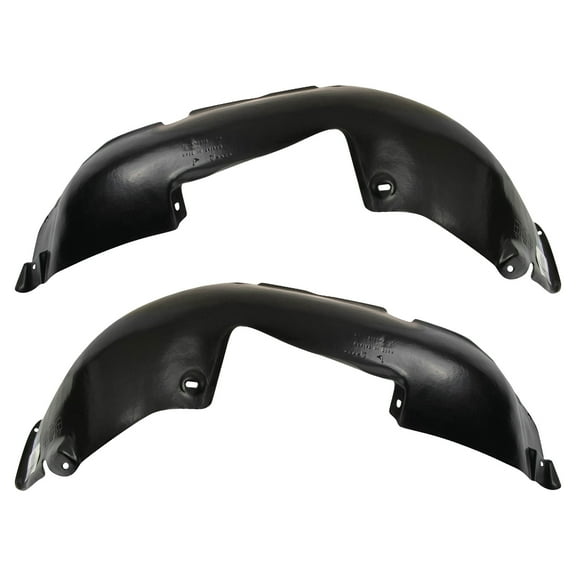 TRQ Front Inner Fender Liner Set Fits 1999-2006 Volkswagen Golf 2001-2005 Jetta BDA06994