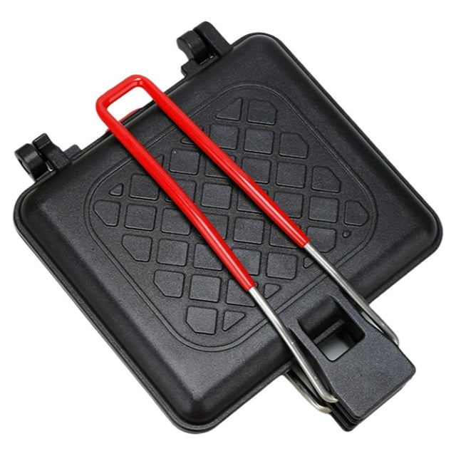 Maytalsory Nonstick Sandwich Maker Pan Double Sided Frying Pan Heat Evenly Distributed Hot Breakfast Meals Sandwich Baking