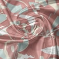 thumbnail image 5 of Ambesonne Blue and Coral Window Valance, Poppy Blossoms Art, 54" X 18", Pale Blue Coral, 5 of 5