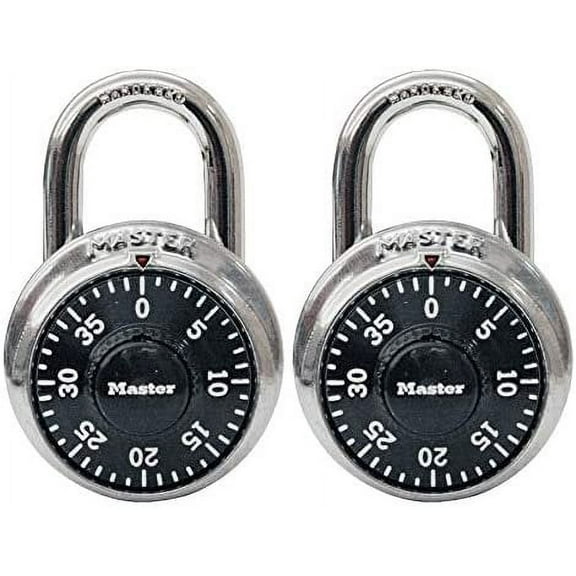 2 Pack 1-7/8" Combination Padlocks