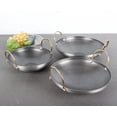 thumbnail image 4 of Durable Acero inoxidable Wok Pot Hotpot Sartén Sartén Sartén Sartén Stewpot Antiadherente Shabu Saucepan para Ramen Camping Senderismo Barbacoa al 9cinch shamjiam Olla de acero inoxidable, 4 of 6