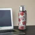 thumbnail image 5 of 20 Oz Pioneer Flower Coffee Tumbler Double Wall Insulated Stainless Steel Water Bottle | Metal Reusable Thermoses Flask with Cup Cap | Leak & Sweat Proof with Anti-Dust Lid, 5 of 7