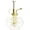 Clear & Matt Gold, variant on Plant Mister- Clear Color Glass Bottle & Brass Sprayer (Antique Copper)